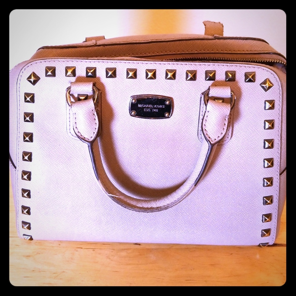 Michael Kors Gray studded purse